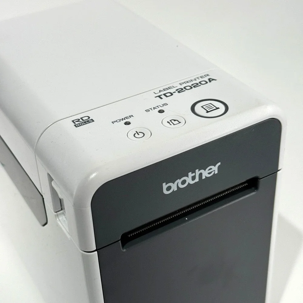 Brother TD-2020A Direct Thermal Label Printer with AC adapter/USB Cable